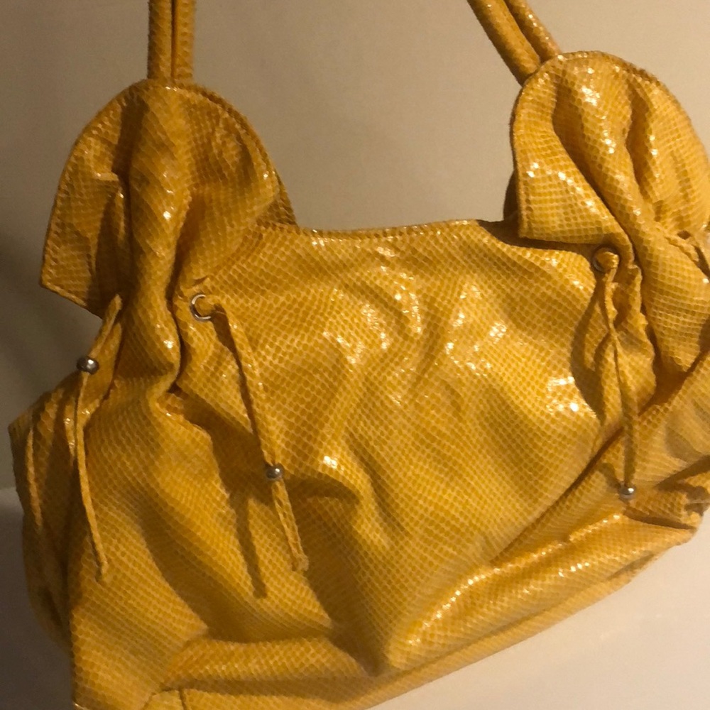 Yellow purse